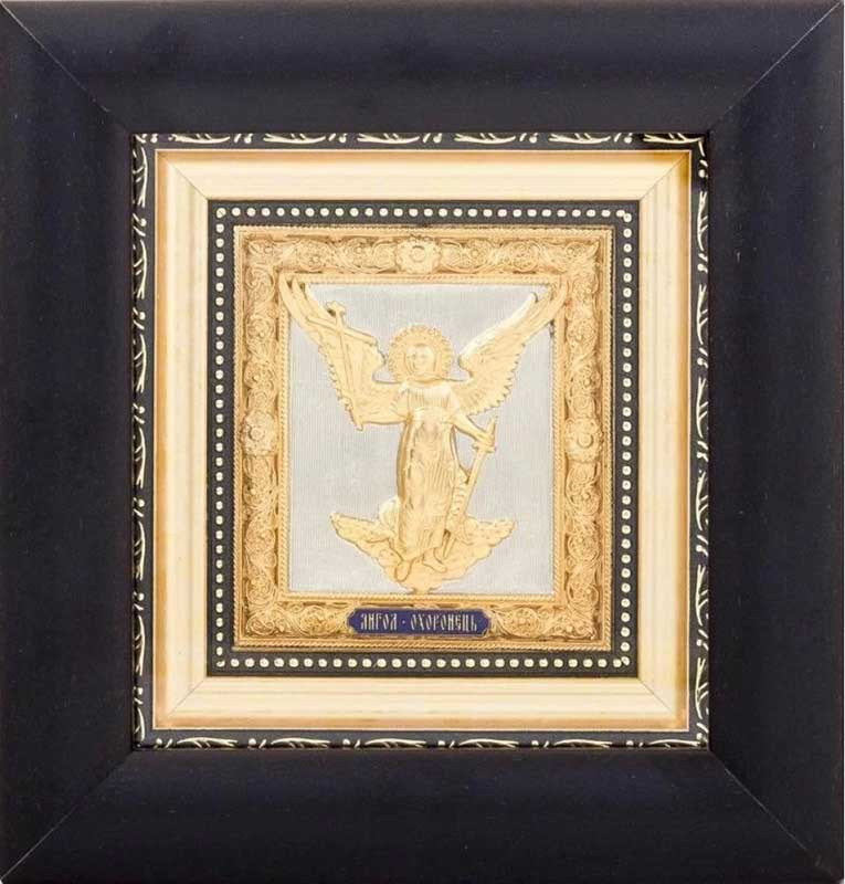 Ікона позолочена «Ангел Охоронець‎» фото 1 — ElitPodarok