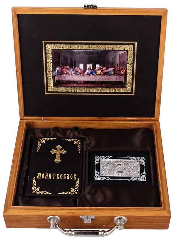 Подарочное издание «Молитвослов» с иконой - триптих фото 1 — ElitPodarok