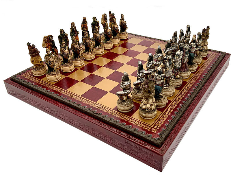 Шахматы, шашки, нарды Italfama Skeletons R70637+219GR фото 1 — ElitPodarok