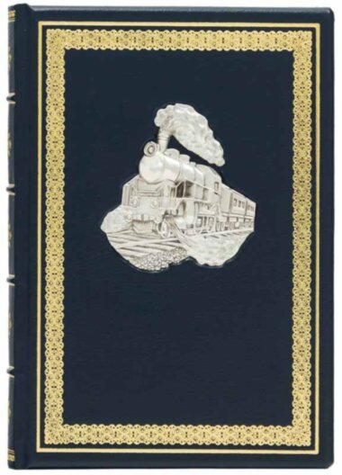 Ежедневник в обложке из кожи «Паровоз» — ElitPodarok