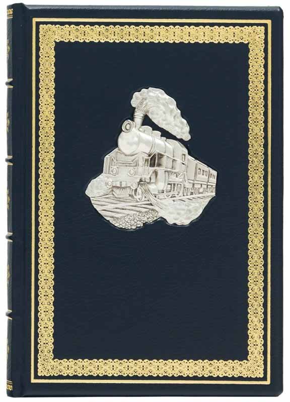 Щоденник в обкладинці зі шкіри «Паровоз» фото 1 — ElitPodarok