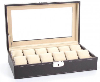 Шкатулка для хранения часов Salvadore PB/1098/12.DBR — ElitPodarok