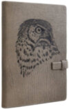 Кожаный ежедневник Сова фото 2 — ElitPodarok