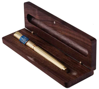 Подарунок ручка TENSO з мініатюрою «Український Тризуб» у футлярі — ElitPodarok