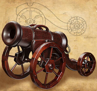 Міні-бар "Пушка чотириколісна" фото 1 — ElitPodarok