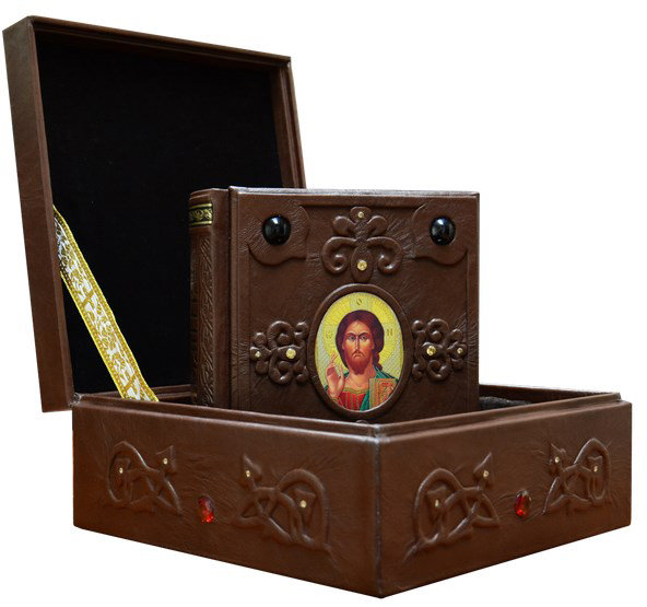 Книга «365 молитов» у шкіряній палітурці фото 1 — ElitPodarok