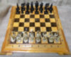Набор шахмат, доска из дерева, фигурки бронзовые фото 3 — ElitPodarok