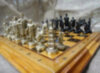 Набор шахмат, доска из дерева, фигурки бронзовые фото 5 — ElitPodarok