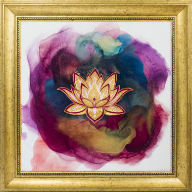 Авторська картина-панно «Падма (Лотос)»‎ — ElitPodarok