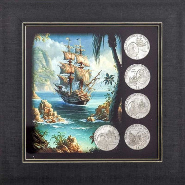 Картина «Парусник в бухте» — ElitPodarok