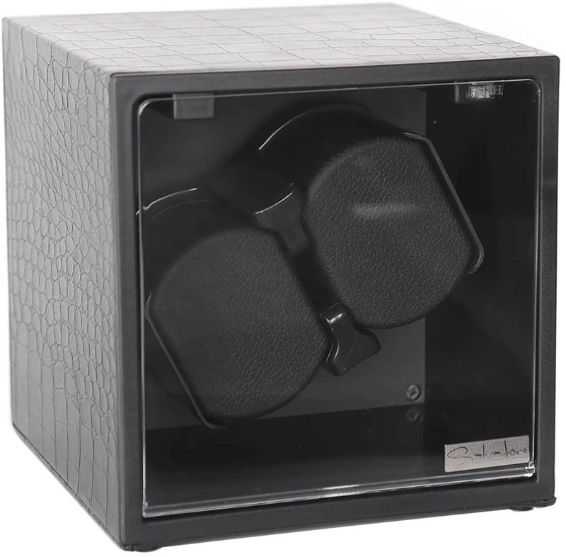 Шкатулка Salvadore для подзавода 2 часов JA/CROC/1521/BCL 2x2 фото 1 — ElitPodarok