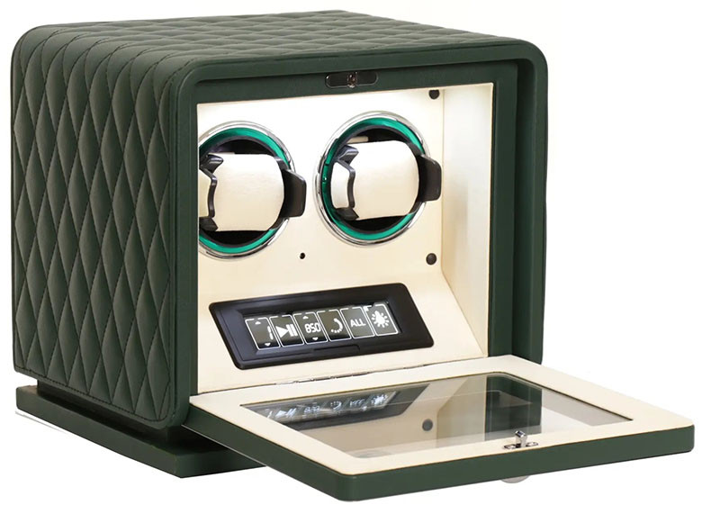 Шкатулка Salvadore для подзавода 2 часов V12082 GN фото 1 — ElitPodarok