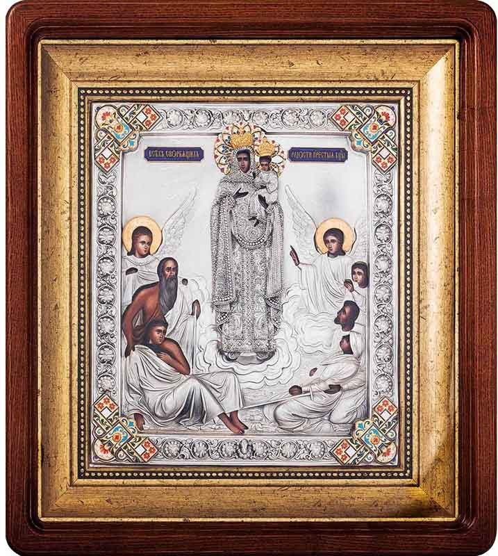 Ікона подарункова посріблена «Всіх Скорботних Радість‎» фото 1 — ElitPodarok