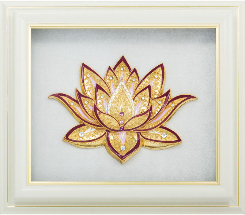 Подарочная картина-панно «Лотос» фото 1 — ElitPodarok