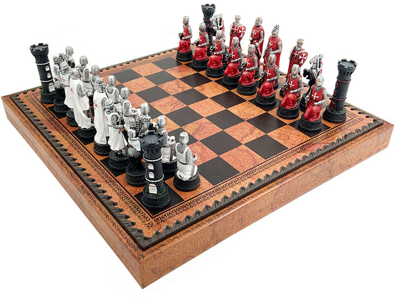 Шахматы Italfama Рыцари тамплиеры R75641+219MAP фото 1 — ElitPodarok