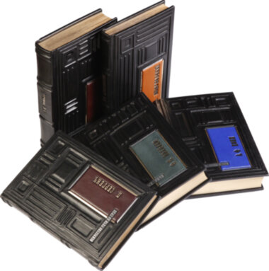 Книга в шкірі «Антологія юридичної думки» (5 томів) — ElitPodarok