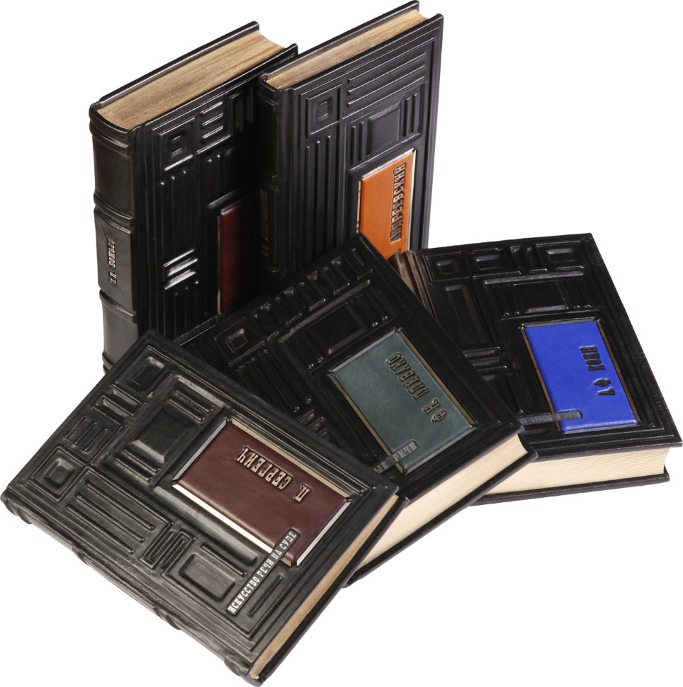 Книга в шкірі «Антологія юридичної думки» (5 томів) фото 1 — ElitPodarok