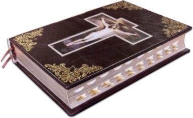 Шкіряна книга «Біблія (Католицька)» — ElitPodarok