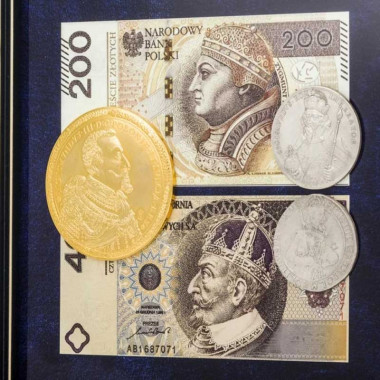 Коллаж «Польские банкноты и монеты» — ElitPodarok