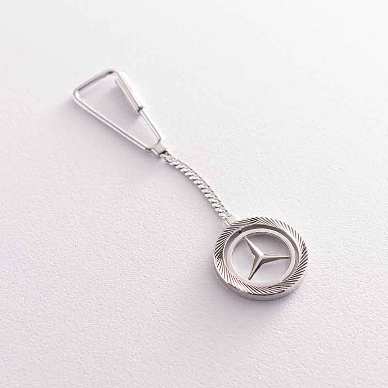 Автомобильный брелок «Mercedes / Мерседес» золото бр00052 фото 1 — ElitPodarok