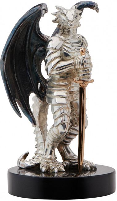 Статуэтка «Защитник» от бренда Vizuri, silver — ElitPodarok