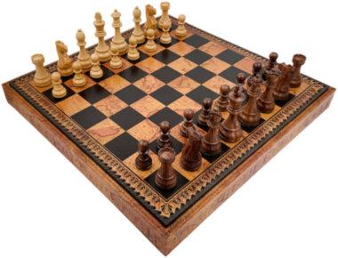 Шахматы Italfama Classico Palissandro Dorato G250-78+222MAP — ElitPodarok