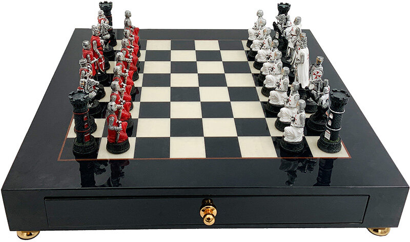 Шахи Italfama Лицарі тамплієри R75641 + 8530R фото 1 — ElitPodarok