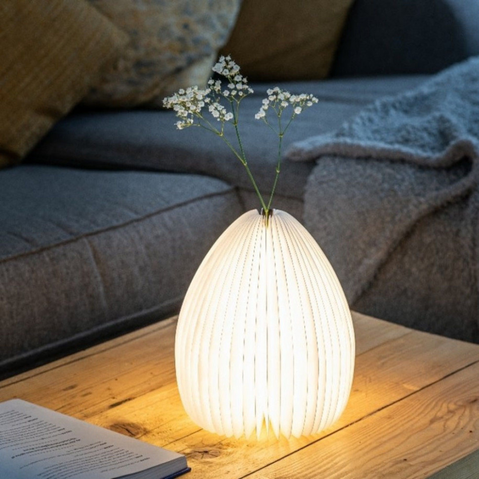 Світильник-ваза Smart Vase Light від Gingko (Англія), дерево клен фото 1 — ElitPodarok