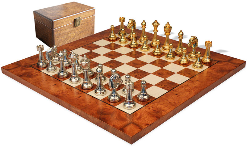 Шахи Italfama Staunton 70G+721R фото 1 — ElitPodarok