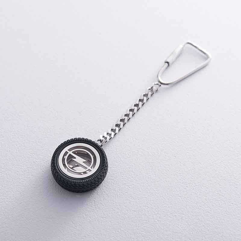 Брелок срібний «Opel / Опель» 10052 фото 1 — ElitPodarok