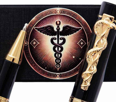 Подарочный набор для медработников с ручкой Tenso «Крылья здоровья» — ElitPodarok