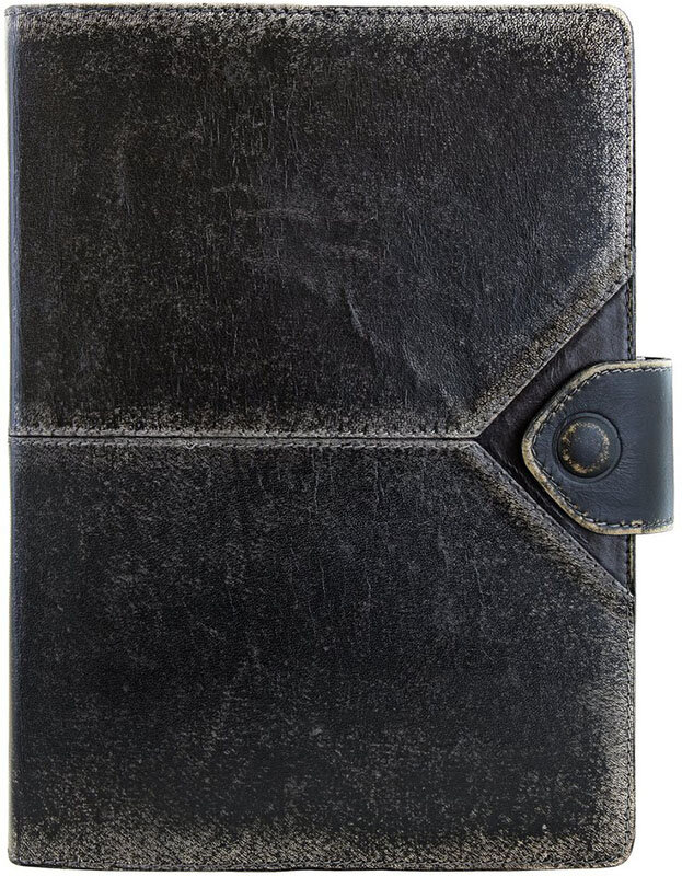 Шкіряний щоденник Бомбер Чорний фото 1 — ElitPodarok