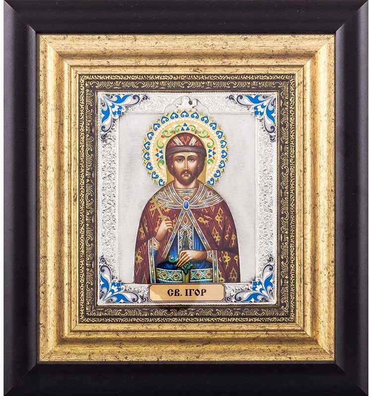 Икона в подарок «Святой Игорь» фото 1 — ElitPodarok