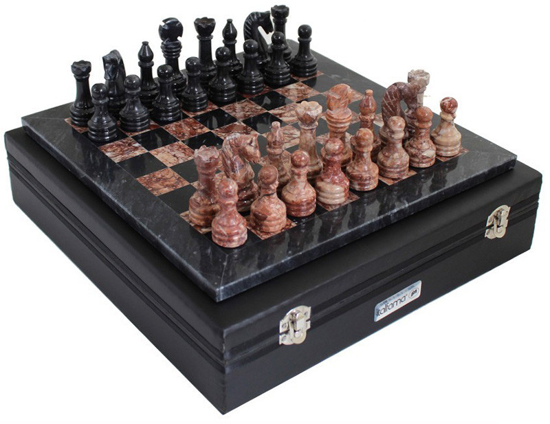 Шахи Italfama BLACK & ANCIENT PINK 1025 фото 1 &mdash; ElitPodarok