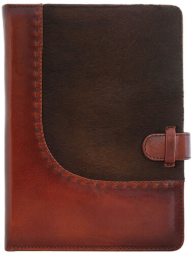 Кожаный ежедневник Вестерн Разноцветный — ElitPodarok