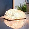 Світильник-книга «‎Smart Book Light» від Gingko, дерево горіх фото 2 — ElitPodarok