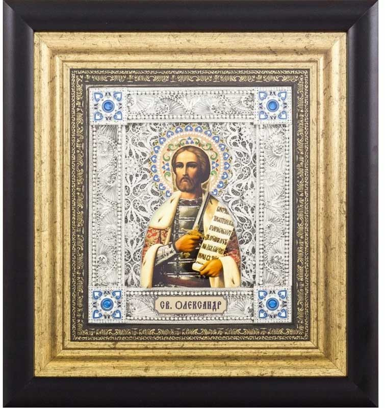 Икона «Святой Александр‎» фото 1 — ElitPodarok