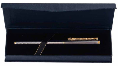 Ручка Tenso в футляре с эмблемой «Укрзалізниці» — ElitPodarok