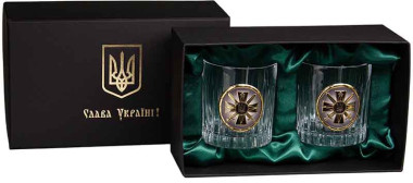 Набор для алкоголя «ГУР ЗСУ» 2 бокала — ElitPodarok