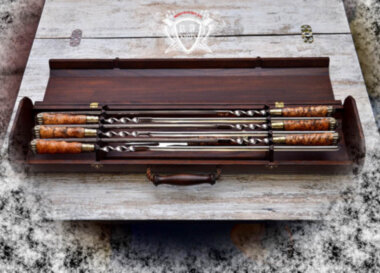 Авторський набір шампурів в кейсі «привид» — ElitPodarok