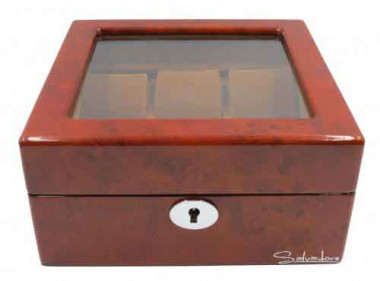 Шкатулка для зберігання годинників Salvadore 802-6DBK — ElitPodarok