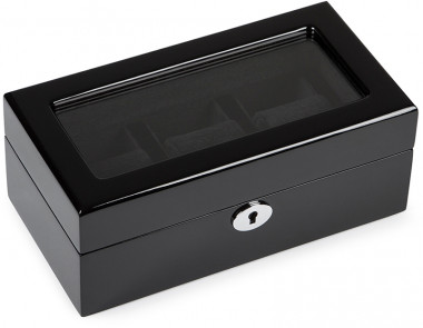 Шкатулка Rothenschild для зберігання 3 годинників RS-WB-3085-BB — ElitPodarok