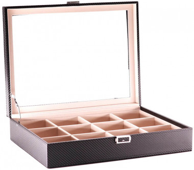 Шкатулка для хранения галстуков Salvadore Tie/6070/12.CF.BL — ElitPodarok