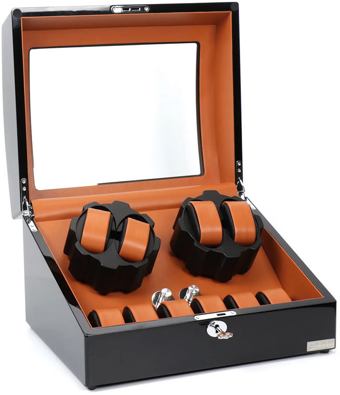 Шкатулка Salvadore для подзавода 4 часов 031/BBR/F5 2x4 фото 1 — ElitPodarok