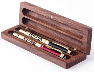 Подарунковий набір ручок TENSO у дерев'яному футлярі — ElitPodarok