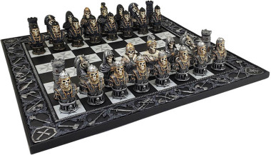 Шахматы Italfama SKELETON BUSTS R77758+B77192 — ElitPodarok