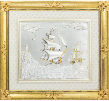 Подарочное интерьерное панно «‎Корабли‎»‎ — ElitPodarok
