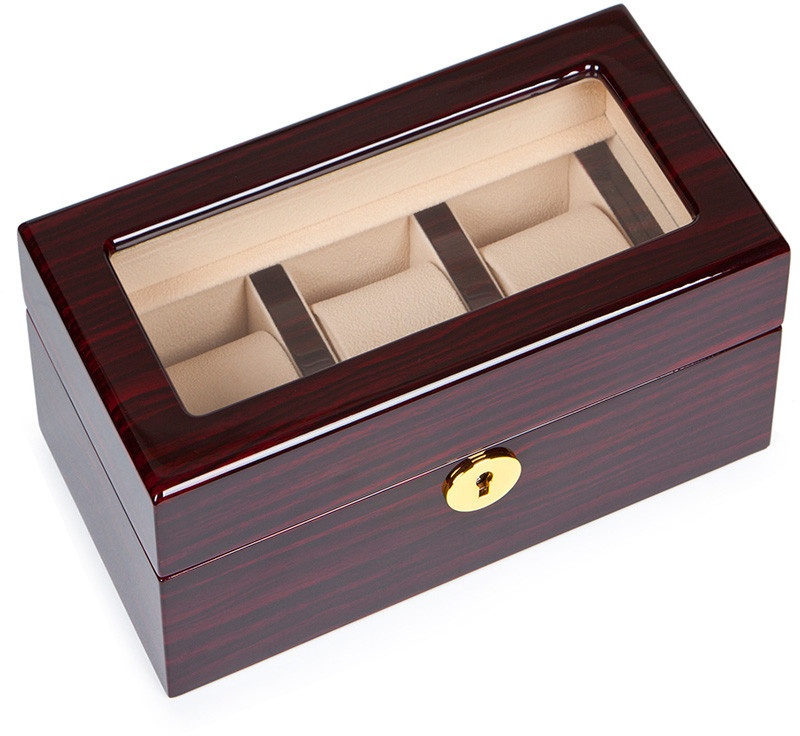 Шкатулка Rothenschild для хранения 3 часов RS-WB-3085-EC фото 1 — ElitPodarok