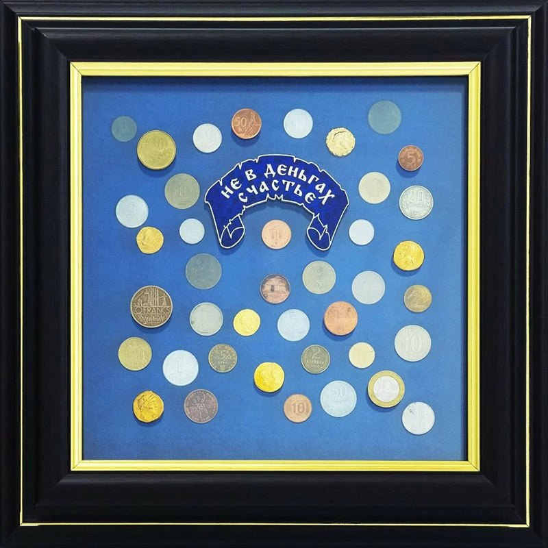 Сувенір банкіру "Не в грошах щастя" фото 1 — ElitPodarok