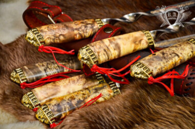 Подарунковий набір шампурів «Примарний гонщик» — ElitPodarok